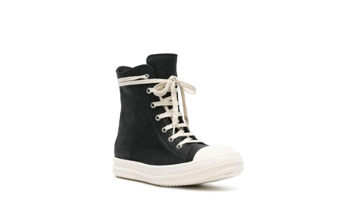 RICK OWENS HIGH-TOP CUERO - Imagen 3