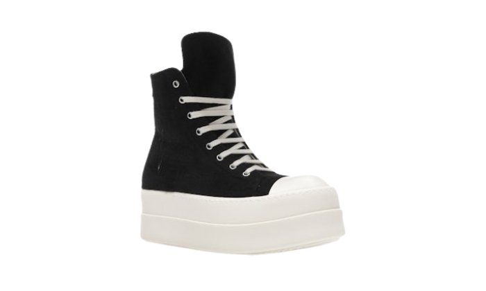 RICK OWENS DOUBLE BUMPER HIGH NEGRAS - Imagen 2
