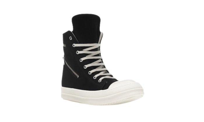 RICK OWENS CARGO ALTAS NEGRAS LATTE - Imagen 2