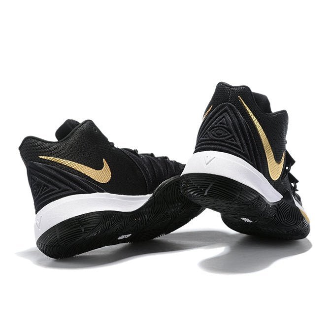 NIKE KYRIE 5 x BLACK METALLIC GOLD RÉPLICAS - Imagen 5