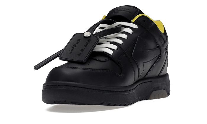 OFF-WHITE OUT OF OFFICE BLACK YELLOW RÉPLICA - Imagen 2