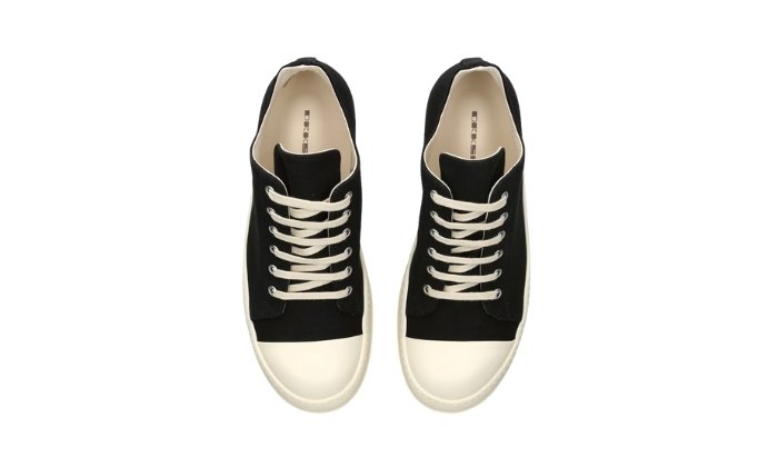 RICK OWENS SNEAKER BAJAS LONA - Imagen 3