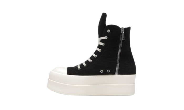RICK OWENS DOUBLE BUMPER HIGH NEGRAS - Imagen 3
