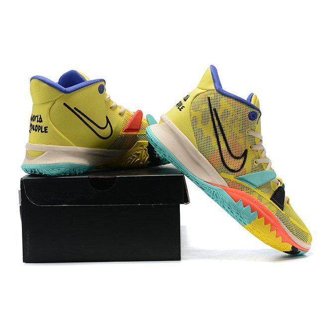 NIKE KYRIE 7 x 1 WORLD 1 PEOPLE YELLOW RÉPLICAS - Imagen 6