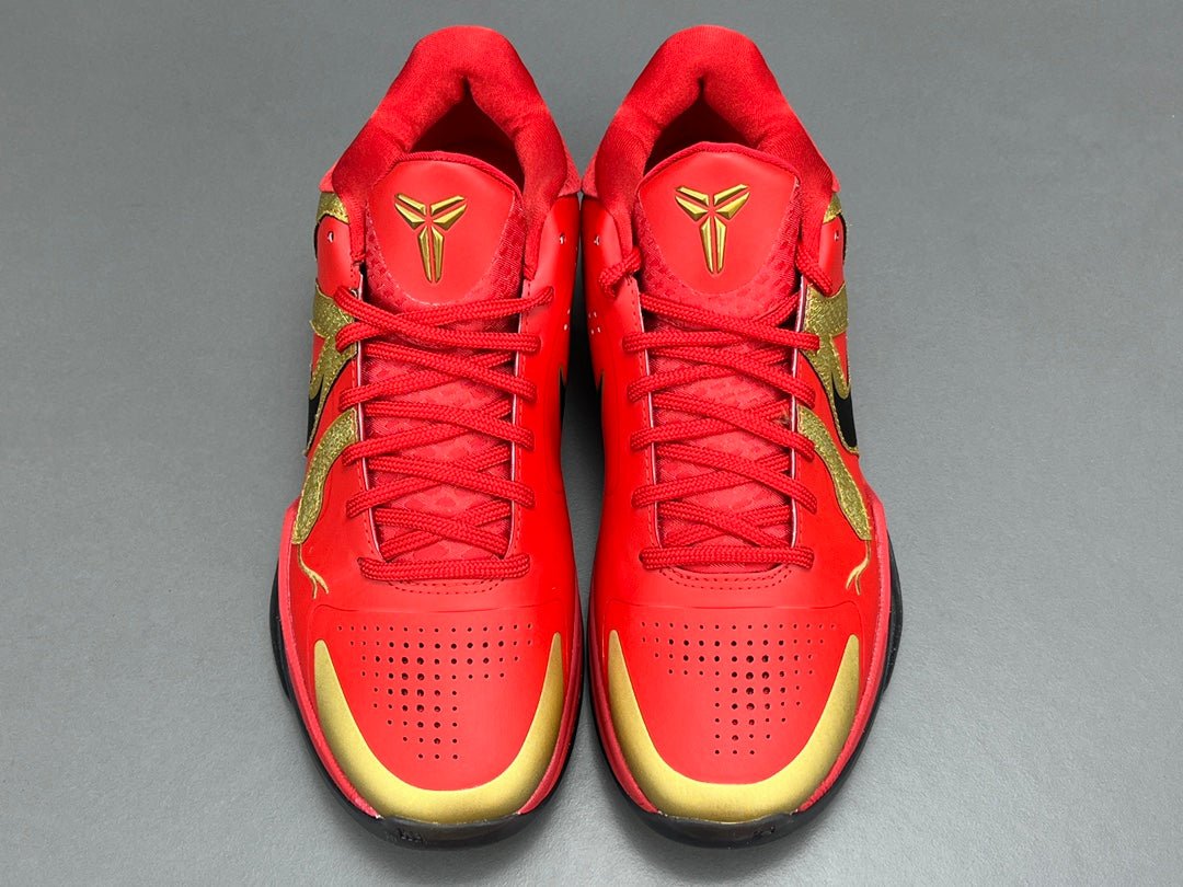 NIKE KOBE 5 PROTRO X YEAR OF THE MAMBA UNIVERSITY RED RÉPLICAS - Imagen 13