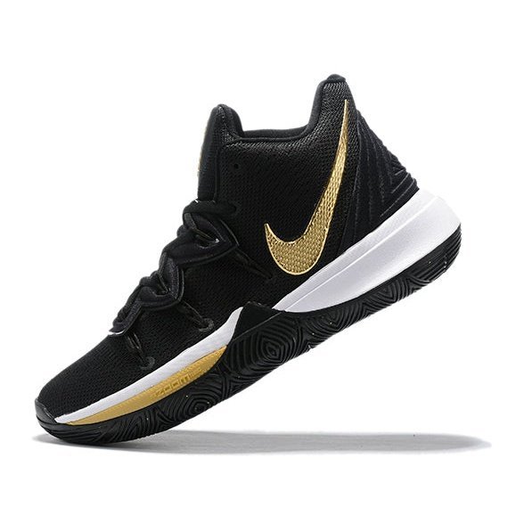 NIKE KYRIE 5 x BLACK METALLIC GOLD RÉPLICAS - Imagen 4