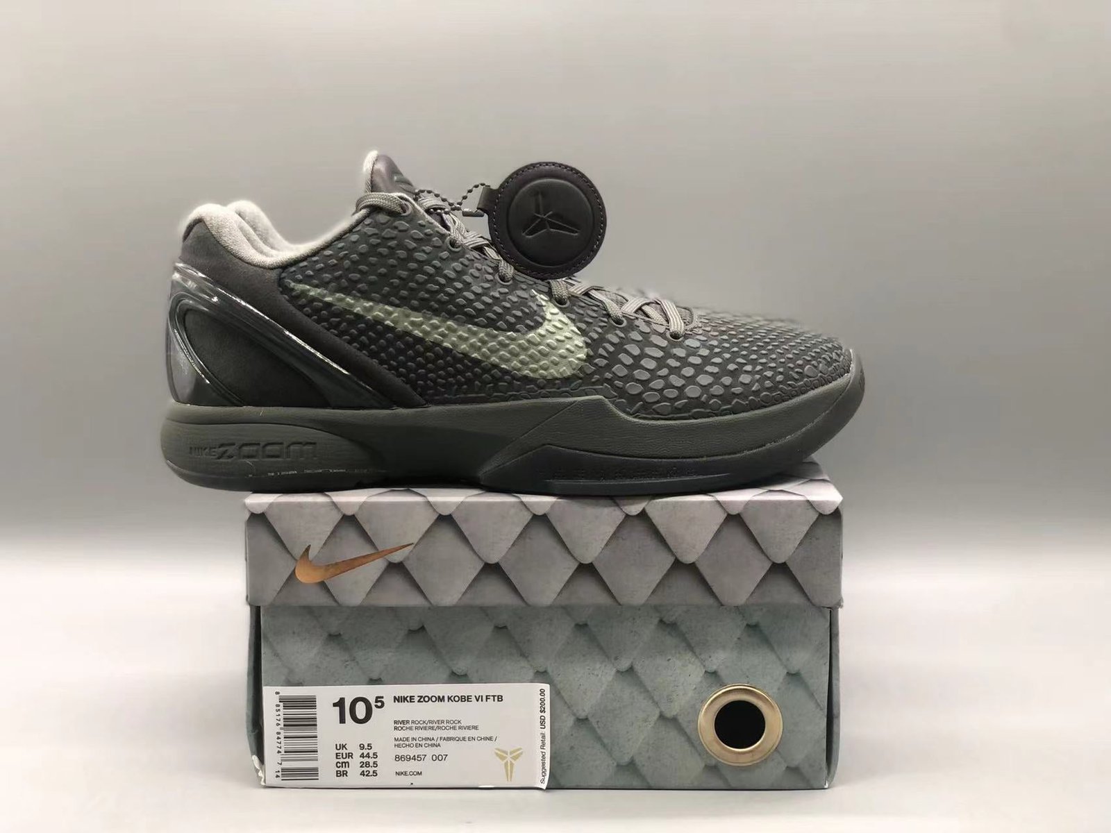 NIKE KOBE 6 PROTRO x FADE TO BLACK RÉPLICAS - Imagen 4