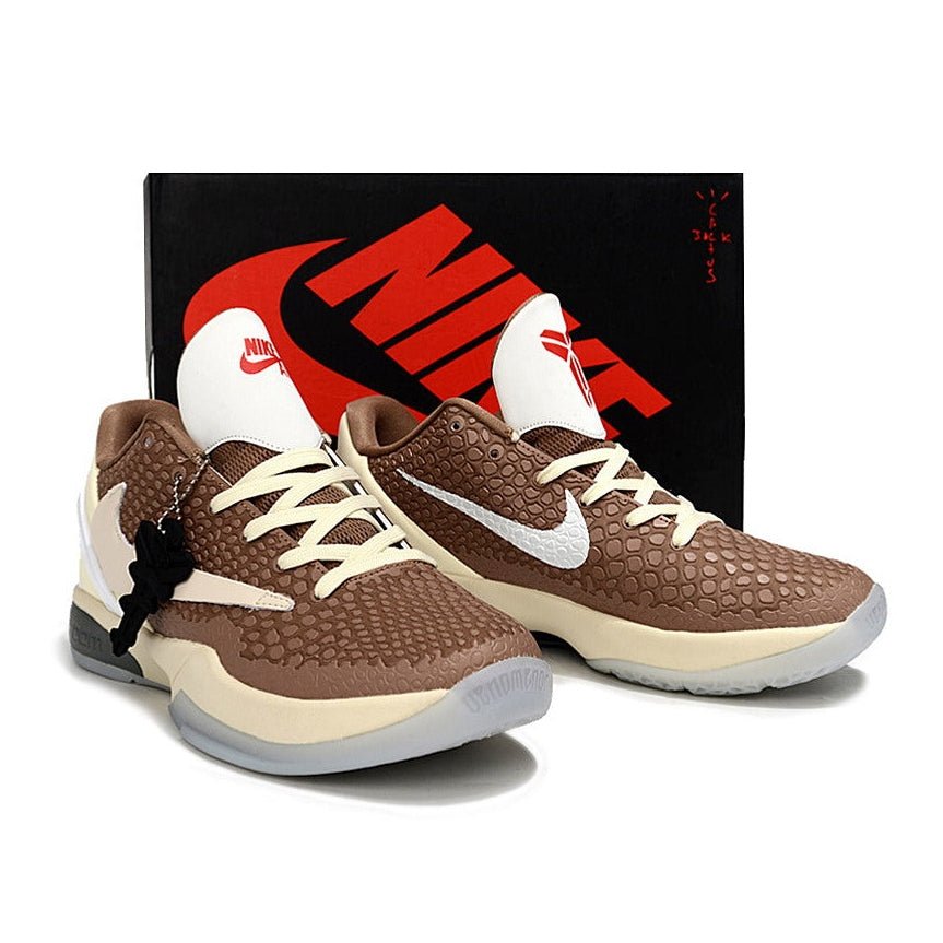 NIKE KOBE 6 PROTRO x TRAVIS SCOTT REVERSE MOCHA RÉPLICAS - Imagen 5