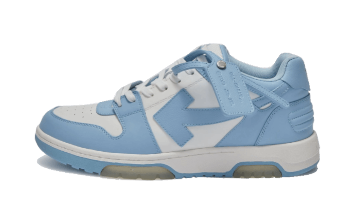 OFF-WHITE OUT OF OFFICE OOO CALF LEATHER WHITE BLUE RÉPLICA