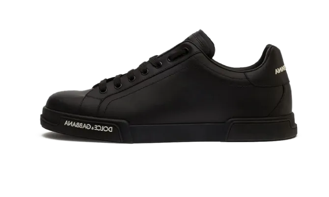 DOLCE & GABBANA PORTOFINO CUERO NAPPA NEGRAS - Imagen 2