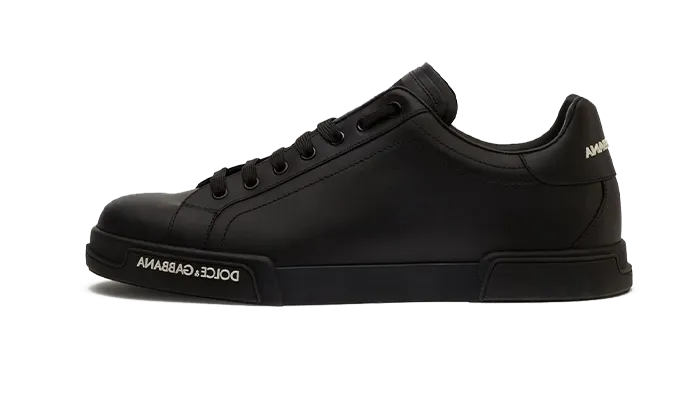 DOLCE & GABBANA PORTOFINO CUERO NAPPA NEGRAS