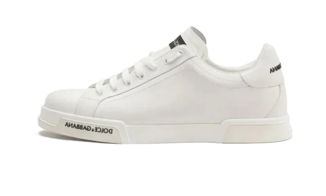 DOLCE & GABBANA PORTOFINO CUERO NAPPA BLANCAS - Imagen 2
