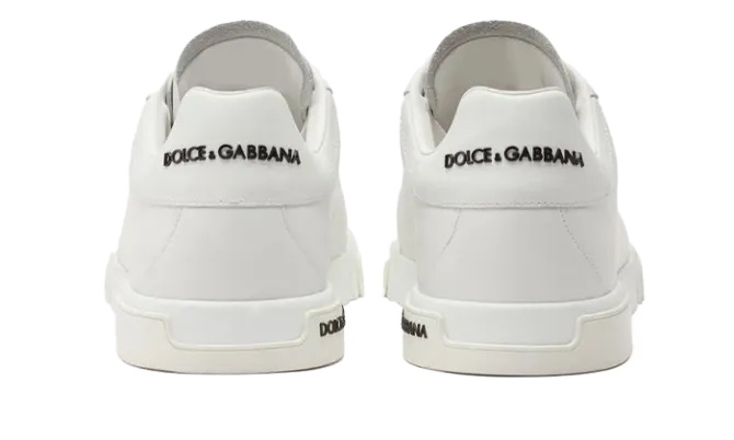 DOLCE & GABBANA PORTOFINO CUERO NAPPA BLANCAS - Imagen 3