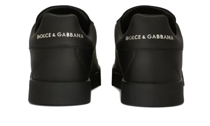 DOLCE & GABBANA PORTOFINO CUERO CON LOGO DG NEGRAS - Imagen 3