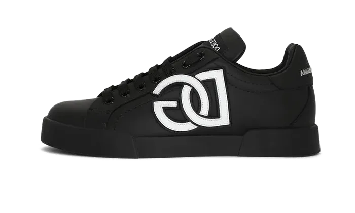 DOLCE & GABBANA PORTOFINO CUERO CON LOGO DG NEGRAS