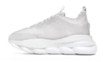 VERSACE CHAIN REACTION WHITE MESH RUBBER SUEDE RÉPLICA