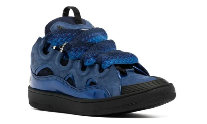 LANVIN CURB RHINESTONE-EMBELLISHED BLUE - Imagen 3