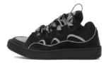 LANVIN CURB BLACK LEATHER