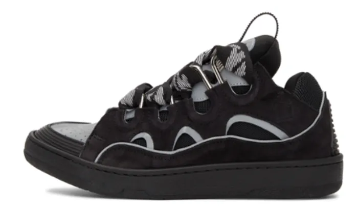 LANVIN CURB BLACK LEATHER