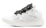 LANVIN CURB WHITE BLACK
