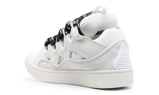 LANVIN CURB WHITE BLACK - Imagen 4