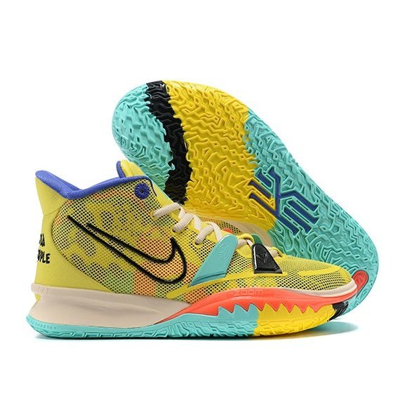 NIKE KYRIE 7 x 1 WORLD 1 PEOPLE YELLOW RÉPLICAS