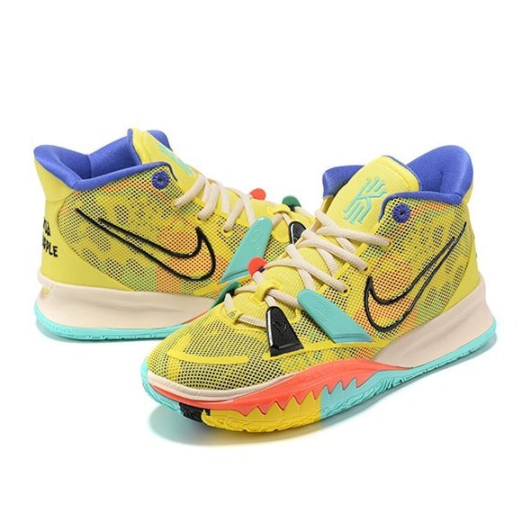 NIKE KYRIE 7 x 1 WORLD 1 PEOPLE YELLOW RÉPLICAS - Imagen 4
