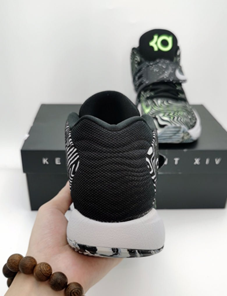 NIKE KD 14 'BLACK LIME GLOW' - Imagen 4