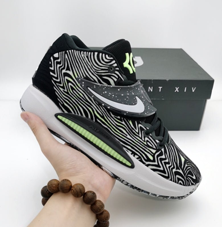 NIKE KD 14 'BLACK LIME GLOW' - Imagen 2
