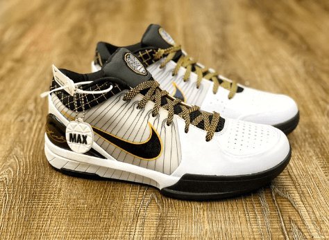 NIKE KOBE 4 PROTRO X WHITE BLACK DEL SOL RÉPLICAS - Imagen 8