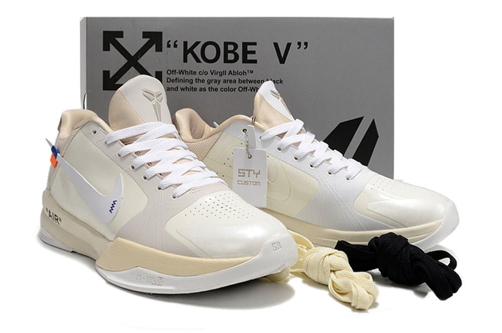NIKE KOBE 5 X OFF-WHITE RÉPLICAS - Imagen 2