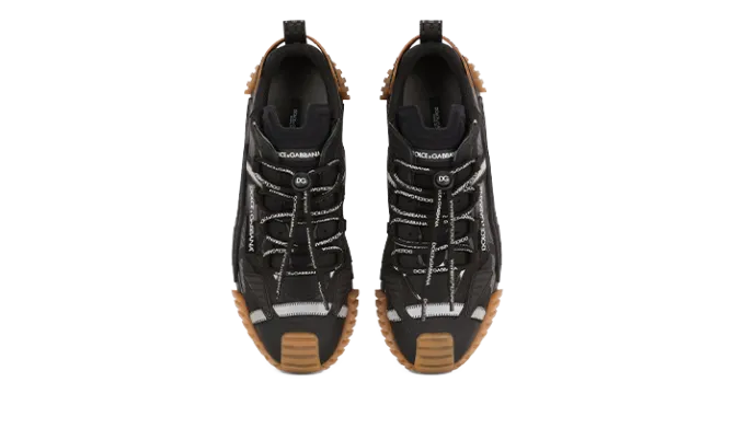 DOLCE & GABBANA NS1 SNEAKERS MATERIALES MIXTOS NEGRAS - Imagen 3