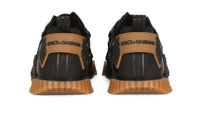 DOLCE & GABBANA NS1 SNEAKERS MATERIALES MIXTOS NEGRAS - Imagen 4