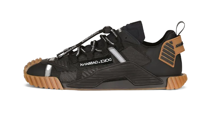 DOLCE & GABBANA NS1 SNEAKERS MATERIALES MIXTOS NEGRAS