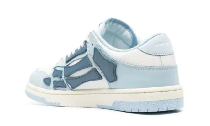 AMIRI SKELETON LIGHT BLUE LOW RÉPLICA - Imagen 4