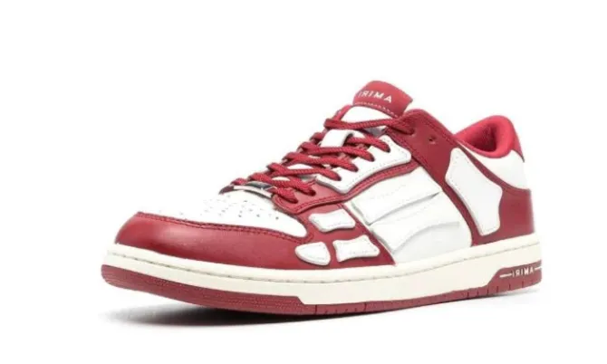 AMIRI SKELETON RED LOW RÉPLICA - Imagen 3