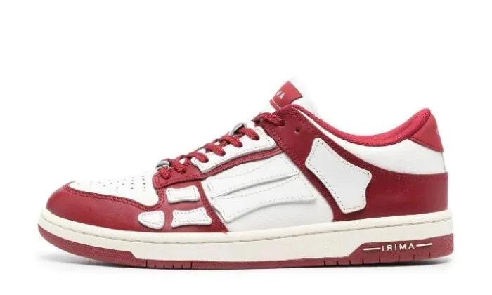 AMIRI SKELETON RED LOW RÉPLICA