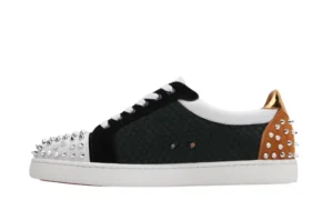 CHRISTIAN LOUBOUTIN LOUIS ORLATO NEGRAS CON COLA DORADA