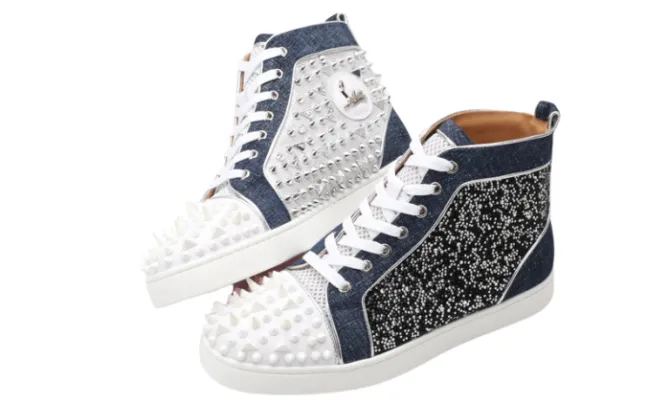 CHRISTIAN LOUBOUTIN LOUIS ORLATO AZULES - Imagen 3