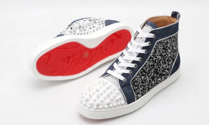 CHRISTIAN LOUBOUTIN LOUIS ORLATO AZULES - Imagen 4
