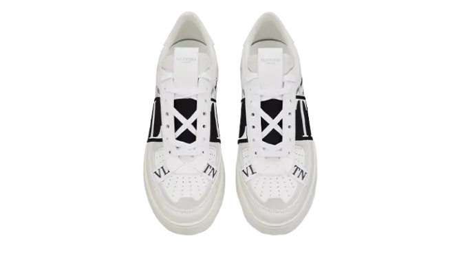 VALENTINO GARAVANI SNEAKER LOW-TOP VL7N BLANCAS NEGRAS - Imagen 4
