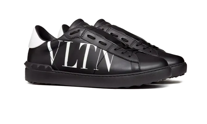 VALENTINO GARAVANI SNEAKER OPEN VLTN NEGRAS - Imagen 4