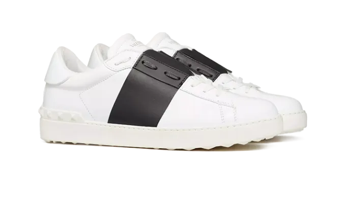 VALENTINO GARAVANI SNEAKER OPEN VLTN BANDA NEGRA - Imagen 3