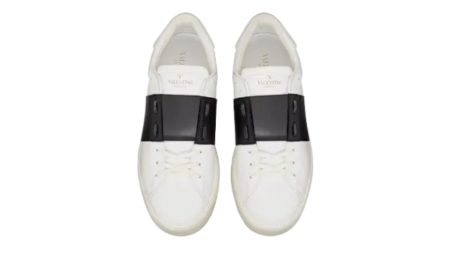 VALENTINO GARAVANI SNEAKER OPEN VLTN BANDA NEGRA - Imagen 4